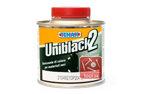 Black paint, dye, impregnation for color saturation and stone structure UNIBLACK 