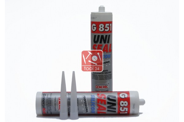 Силіконовий герметик UNISEAL SILICONE для каменю, граніту, мармуру, силікон по граніту, герметик для пам'ятників.