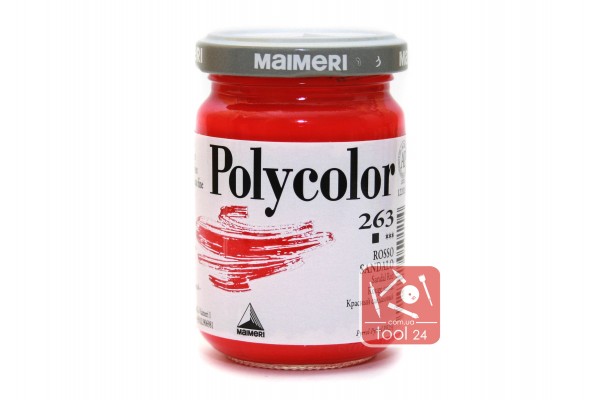 Акрилова фарба Maimeri Polycolo червона 263