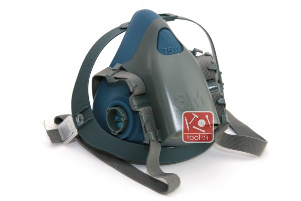 Respirator 3M 7502 for respiratory protection.