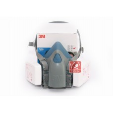 Respirator, half mask 3M 7502  with filters 6035 for respiratory protection.