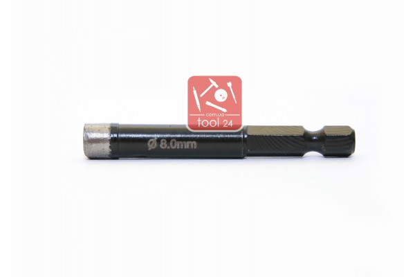Алмазное трубчатое сверло вакуумного спекания по камню D 8mm